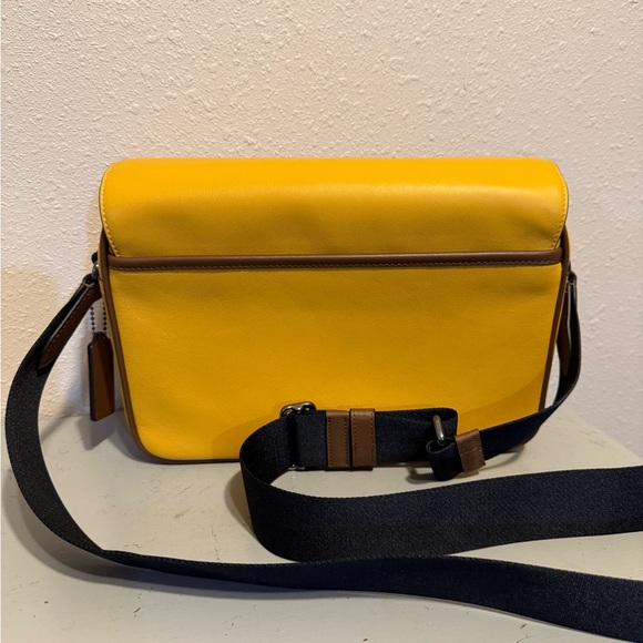 Coach men's Track Crossbody In Colorblock Signature Canvas CC357 - Picture 7 of 13